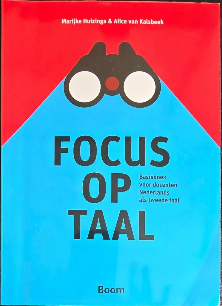 Focus op Taal: Basisboek docenten Nederlands als tweede taal, Ophalen of Verzenden, Zo goed als nieuw, Alpha, Marijke Huizinga & Alice van Kalsbeek