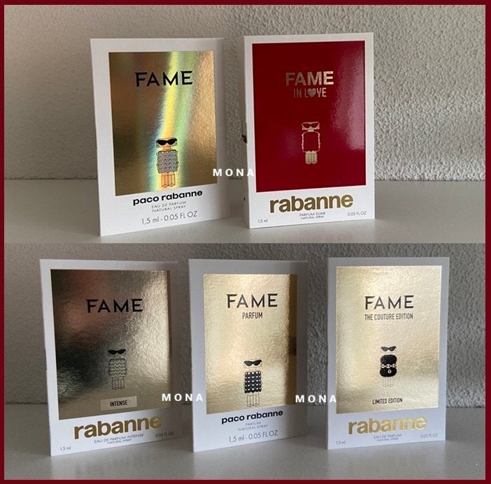 Fame set 5 parfum samples proefjes testers monsters, Verzenden, Nieuw