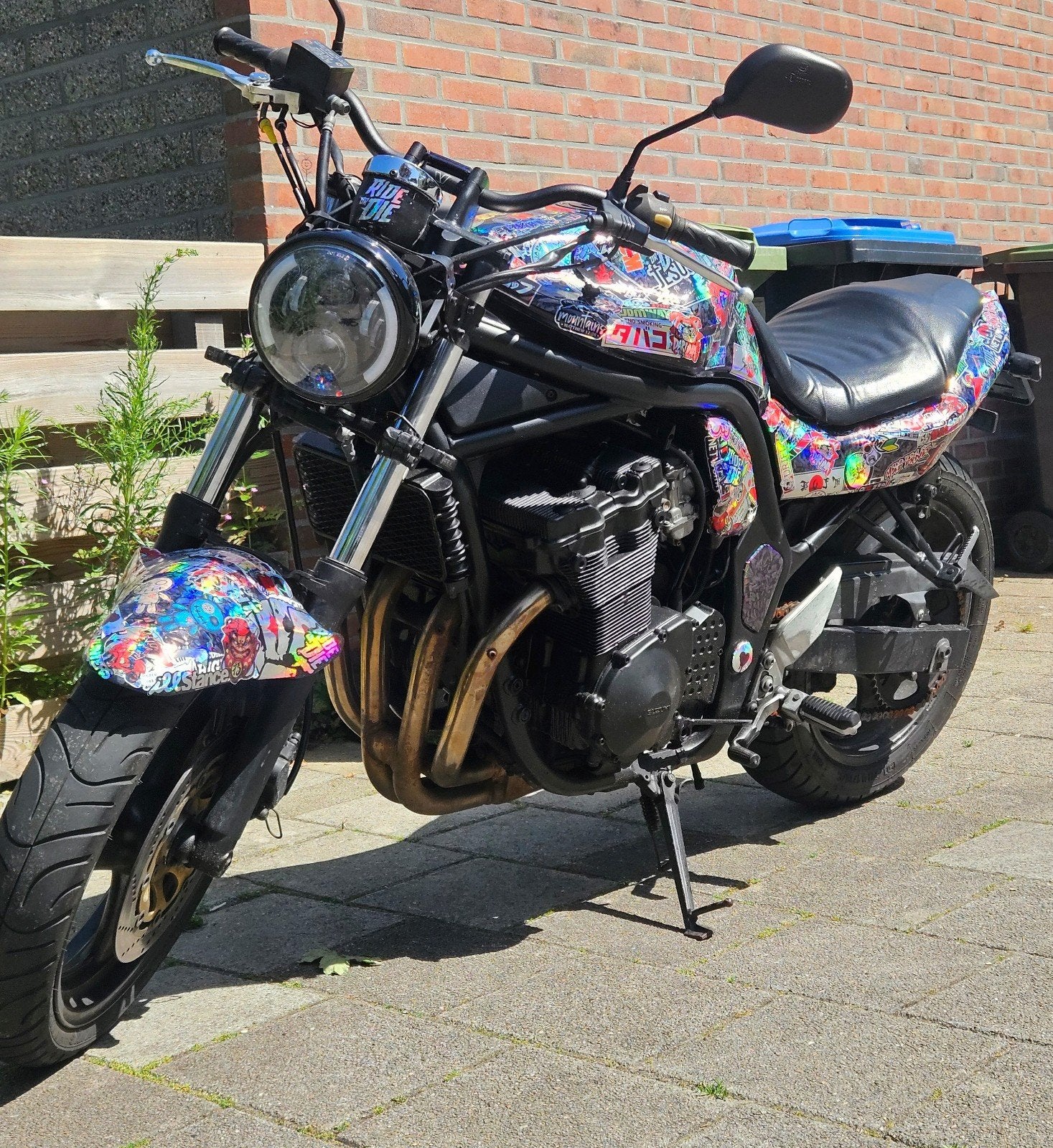 Suzuki Bandit 1999 Custom - Unieke Stickerbomb gsf 600 s, Motoren, Sportuitlaat, 4 cilinders, Gebruikt, Particulier