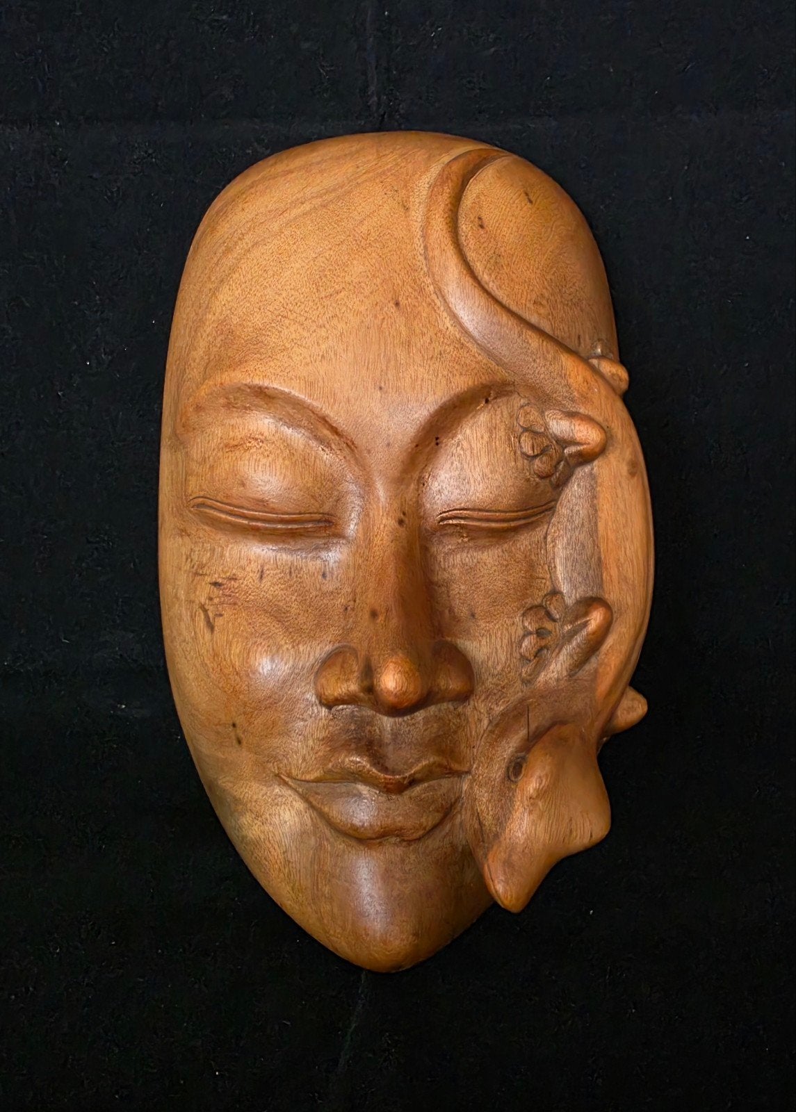 Balinees masker met Gekko ( Tokék), Overige onderwerpen, Verzenden, Masker, Handgemaakt