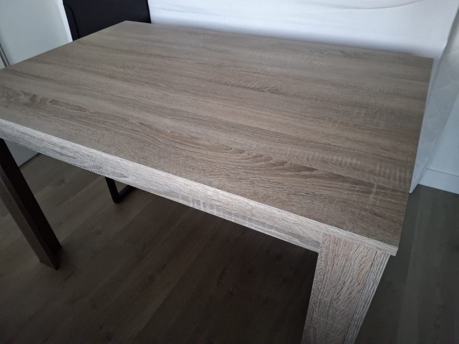 Eettafel 120x90x78 cm - Houtlook, Huis en Inrichting, Tafels | Eettafels, Ophalen, Gebruikt, 100 tot 150 cm, 50 tot 100 cm