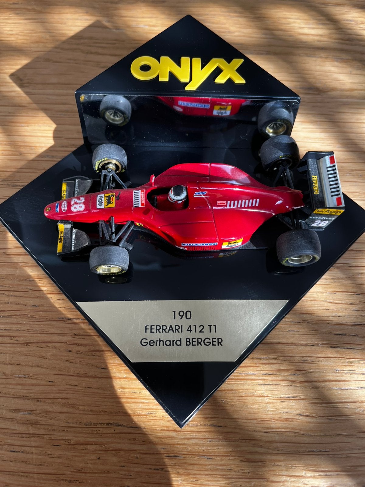 Ferrari 412 T1 Gerhard Berger van Onyx, Ophalen of Verzenden, Zo goed als nieuw, Auto's