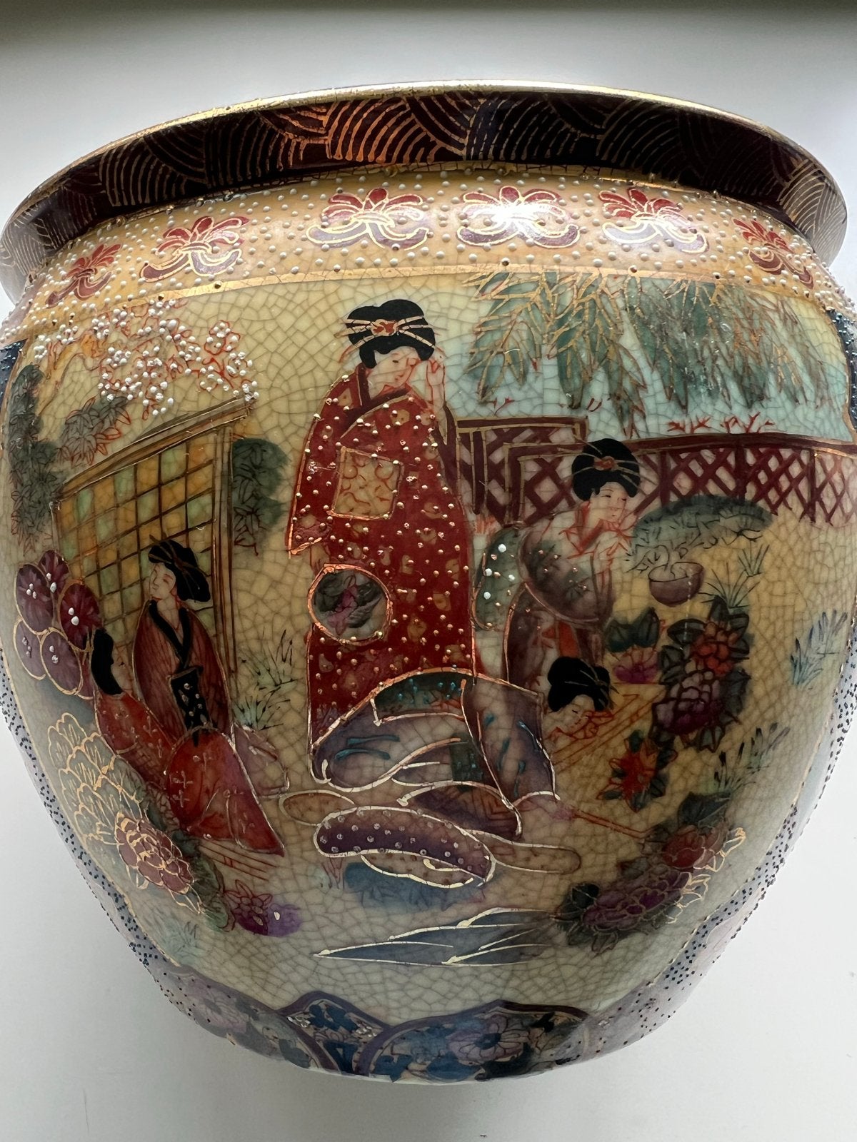 Chinese Vissenkom/Bloempot - Handgeschilderd, Ophalen of Verzenden