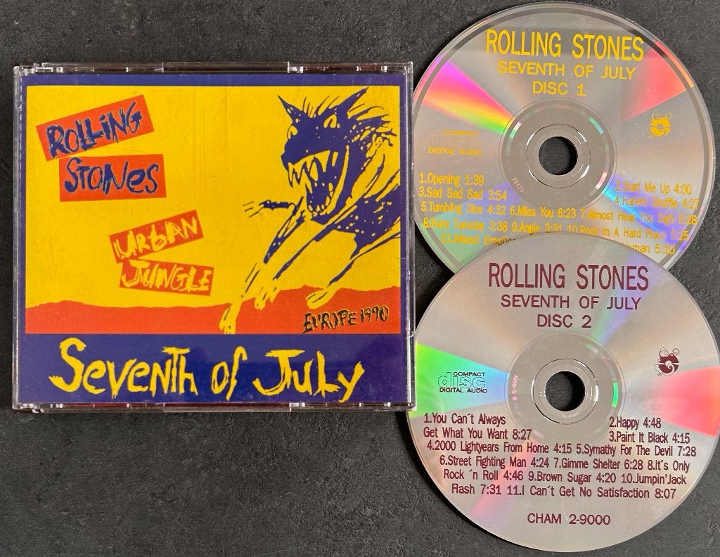ROLLING STONES - Urban jungle tour: Seventh of July ( 2CD ), Ophalen of Verzenden, Zo goed als nieuw, Poprock