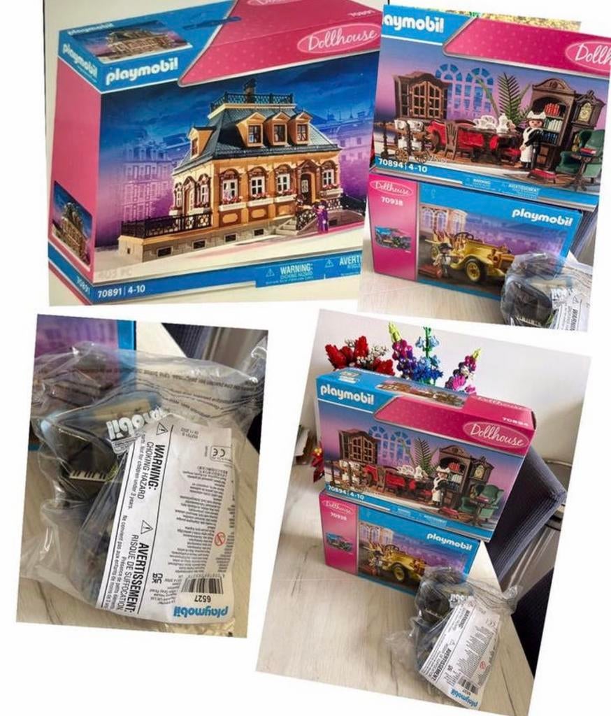 70891 nostalgische rosa poppenhuis serie, Kinderen en Baby's, Speelgoed | Playmobil, Ophalen, Nieuw, Complete set