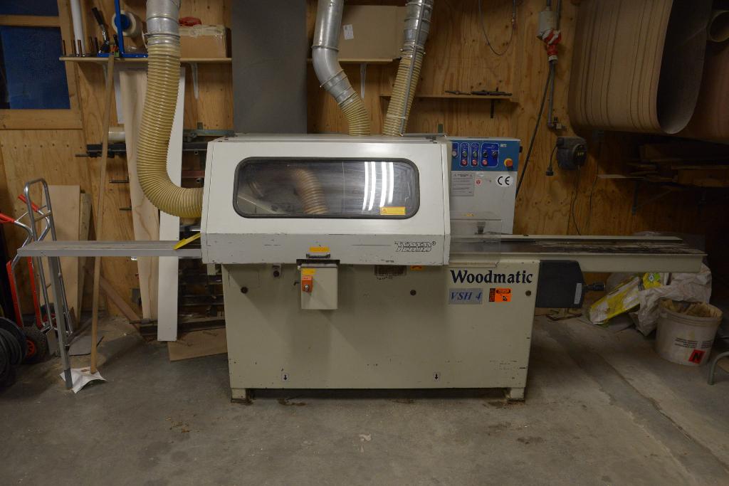 4 zijdige schaafmachine, Ophalen