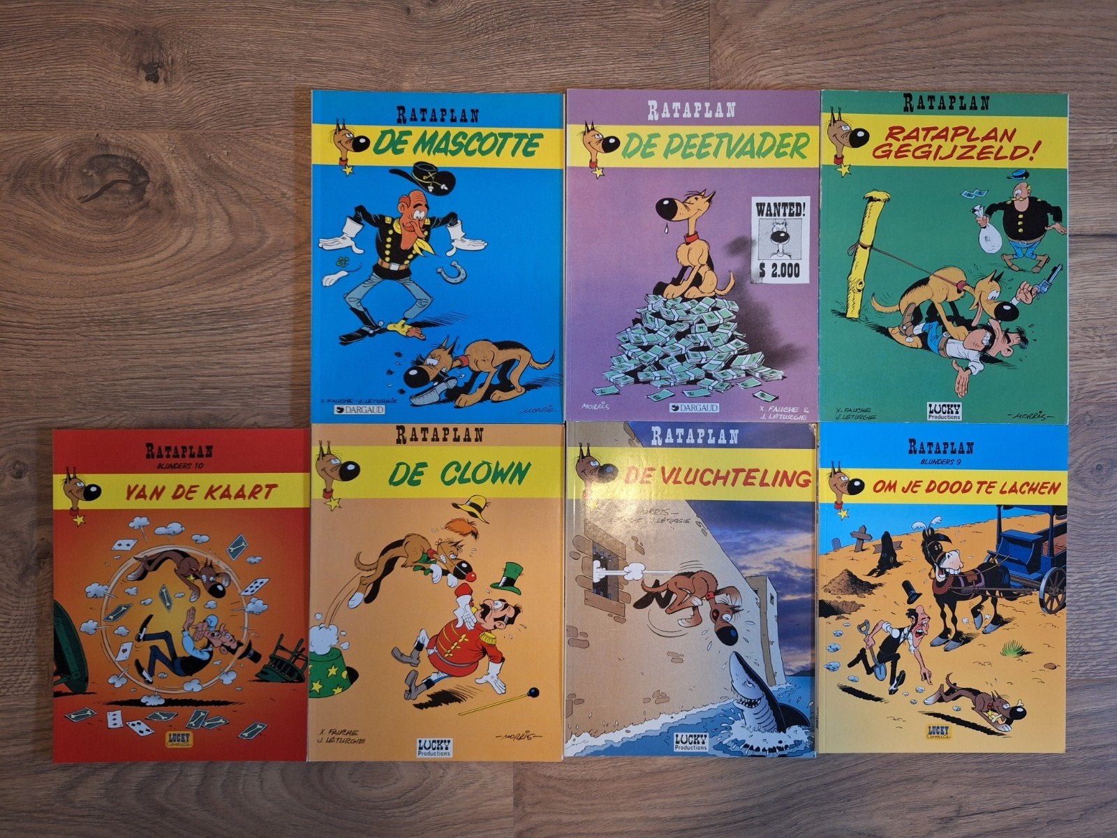 Rataplan 7 delen, Meerdere stripboeken, Verzenden, Gelezen