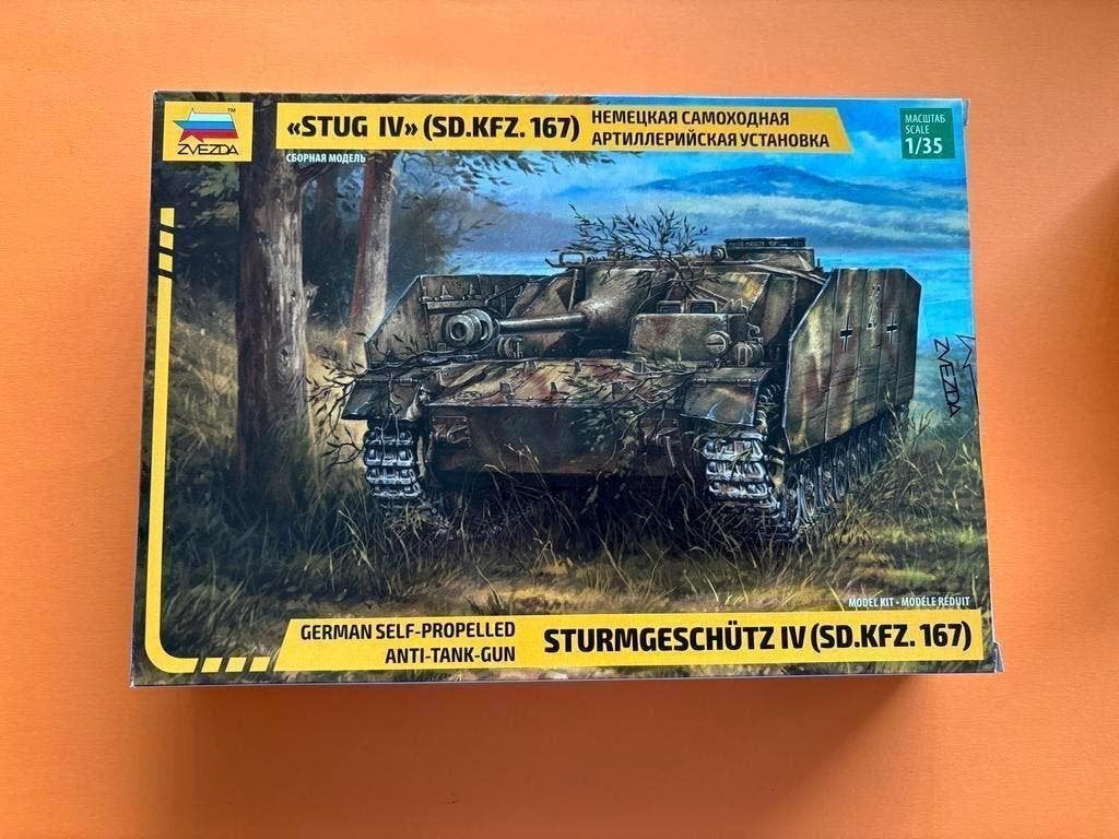 Zvezda Stug IV 1/35 3661, Overige merken, Tank, 1:32 tot 1:50, Nieuw