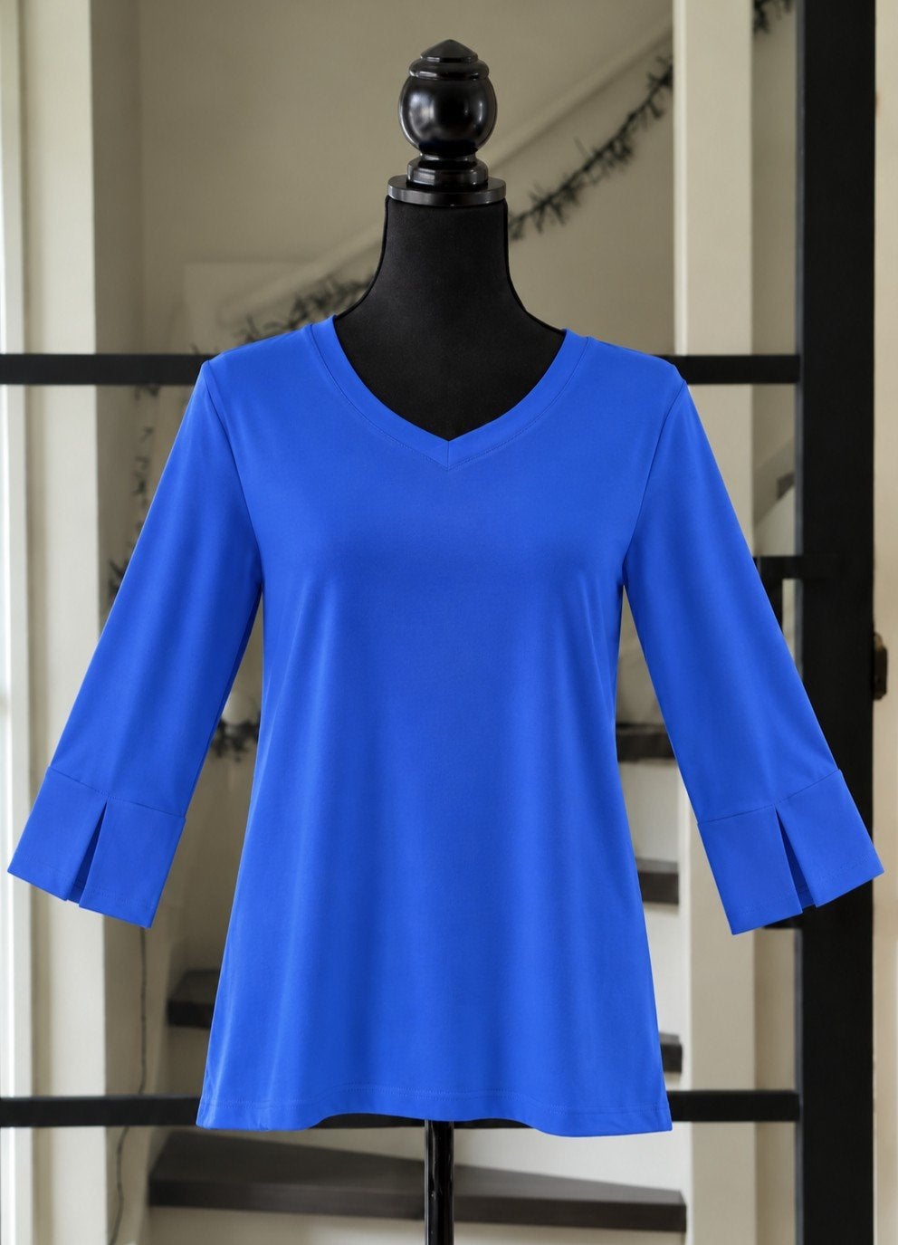 Mi Piace Travelstof Shirt Maat L Kleur Cobalt, Mi Piace, Maat 42/44 (L), Nieuw, Lange mouw
