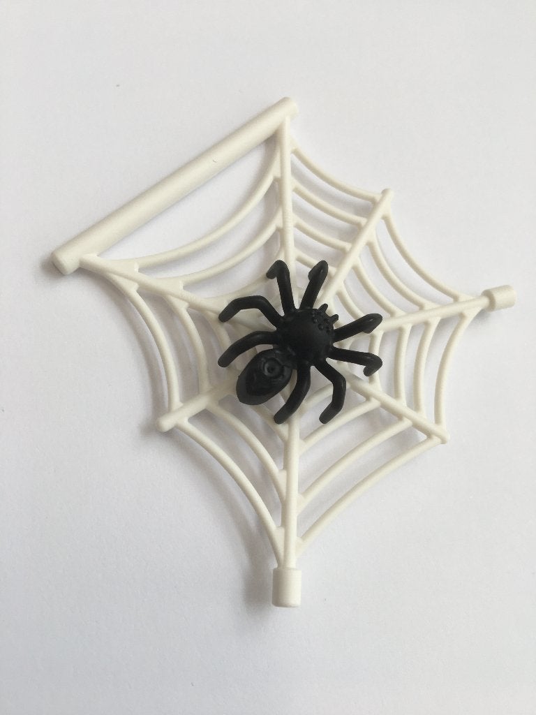 Lego nieuw witte spinnenweb met zwarte spin, Overige thema's, Lego, Overige typen, Nieuw