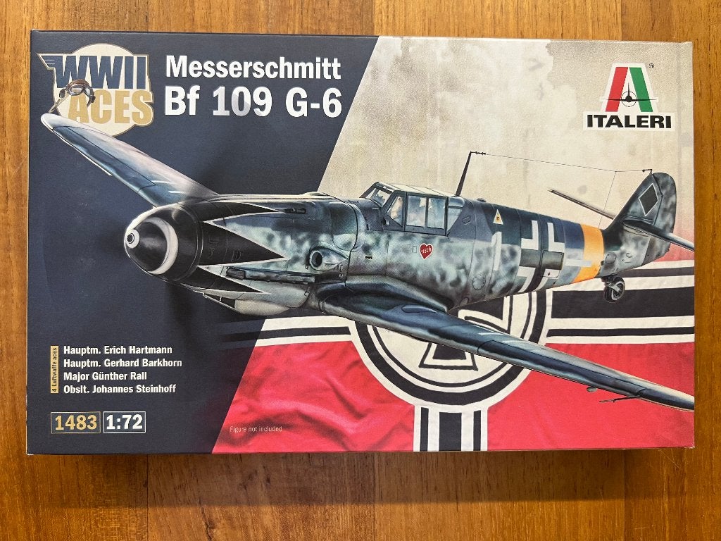 Italeri Messerschmitt Bf 109 G-6 Aces 1:72 - 1483, 1:72 tot 1:144, Italeri, Nieuw, Ophalen of Verzenden