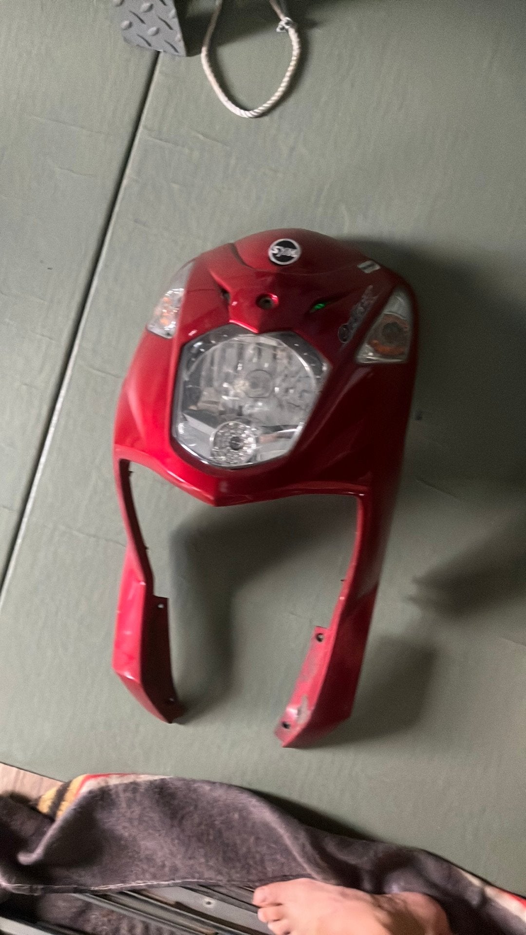Sym orbit 2 rood kappenset compleet met alle verlichting, Ophalen, Zo goed als nieuw, Kap