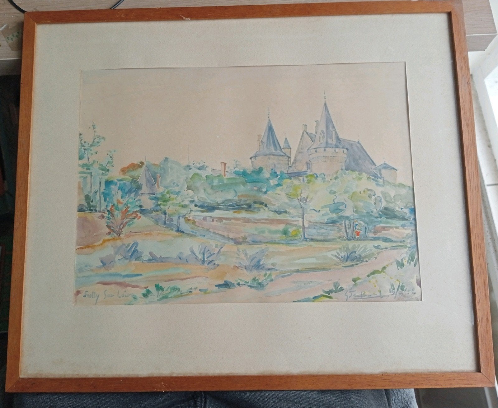 Pastelkrijt Sully sur-Loire, Ophalen of Verzenden
