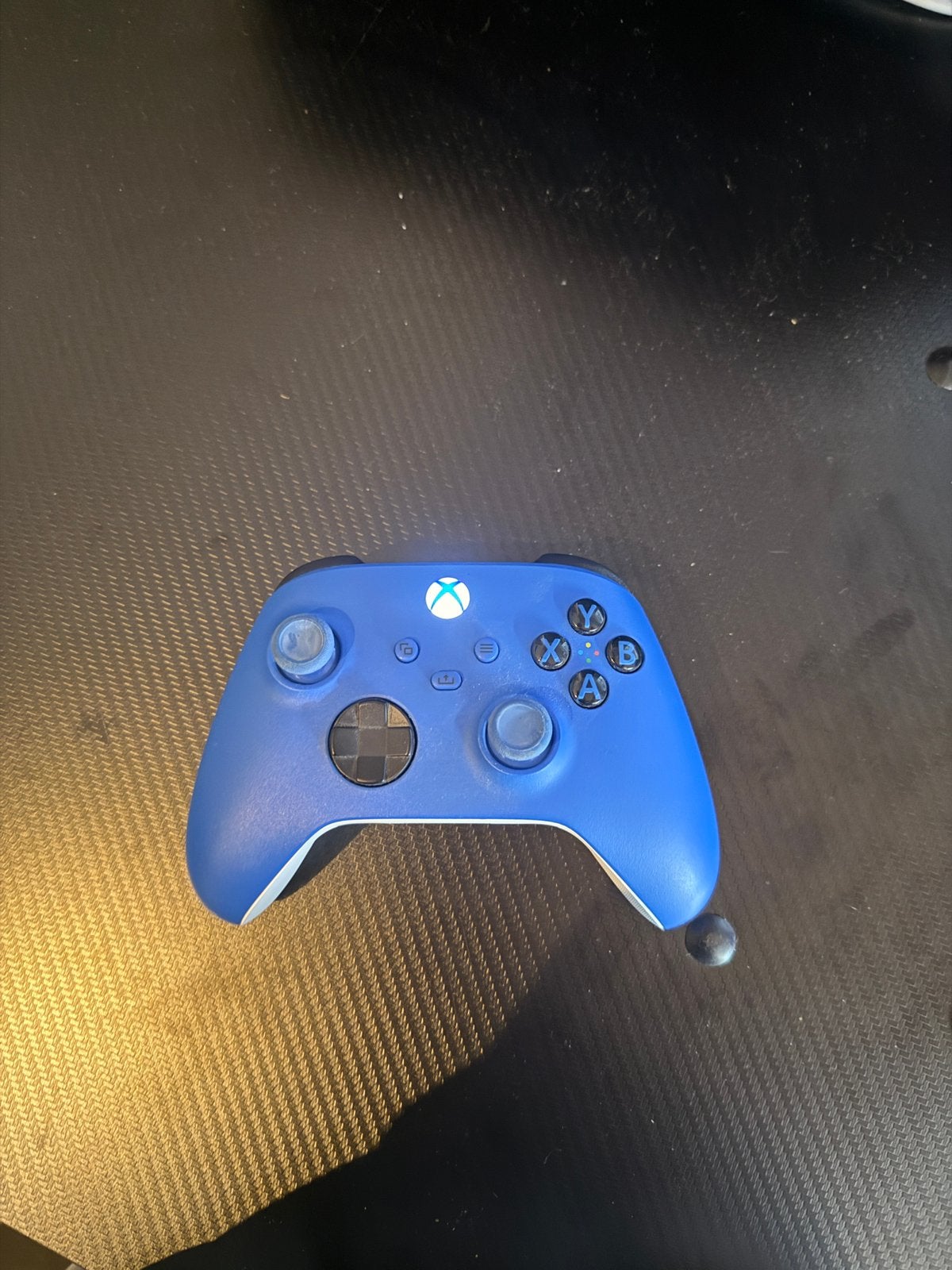 Xbox controller blauw, Spelcomputers en Games, Spelcomputers | Xbox | Accessoires, Gebruikt, Xbox Series S, Ophalen of Verzenden