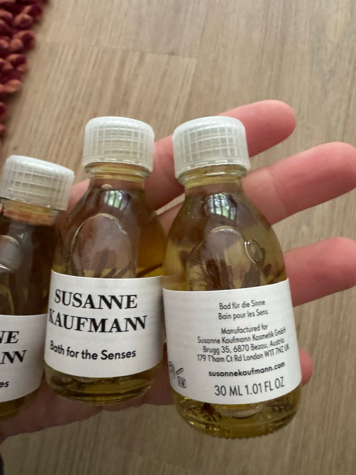 Susanne Kaufmann Bath for the Senses - 3 x 30ml, Ophalen of Verzenden, Nieuw, Bad & Douche