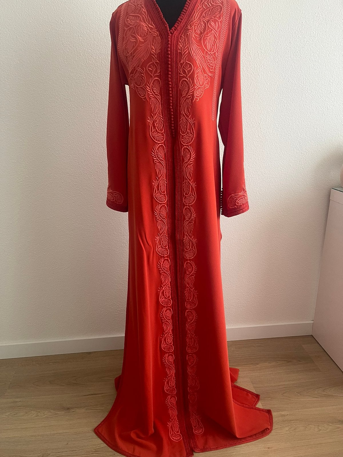 Taksita geborduurd(handmade), Overige typen, Maat 42/44 (L), Oranje, Ophalen of Verzenden