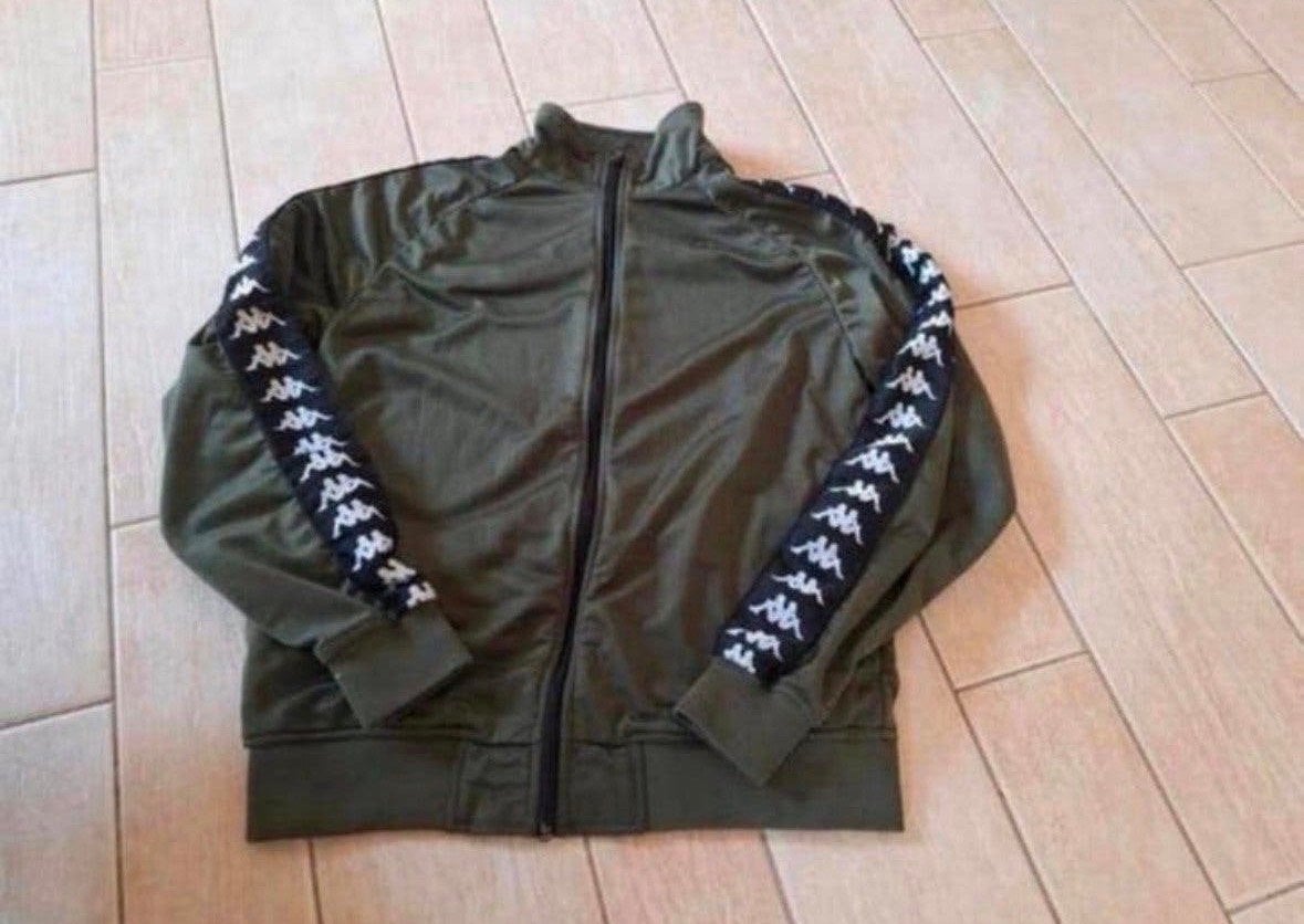 Kappa trainingsjas maat 152 - Khaki, Ophalen of Verzenden, Jas