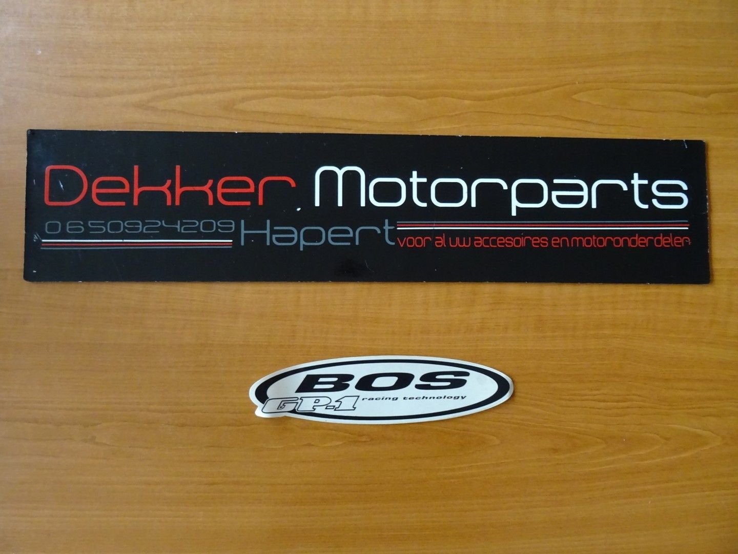 Bos Exhausts Uitlaat / Demper Sticker # Bos GP-1 Racing Tech, Motoren, Accessoires | Stickers, Ophalen of Verzenden, -, -, -