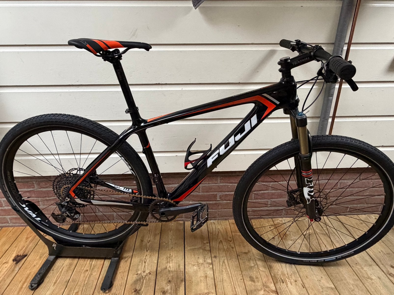 Fuji SLM one.5; carbon hardtail; 48,5cm frame; 1x12 sram NX, Gebruikt, Hardtail, 45 tot 49 cm, Schijfrem
