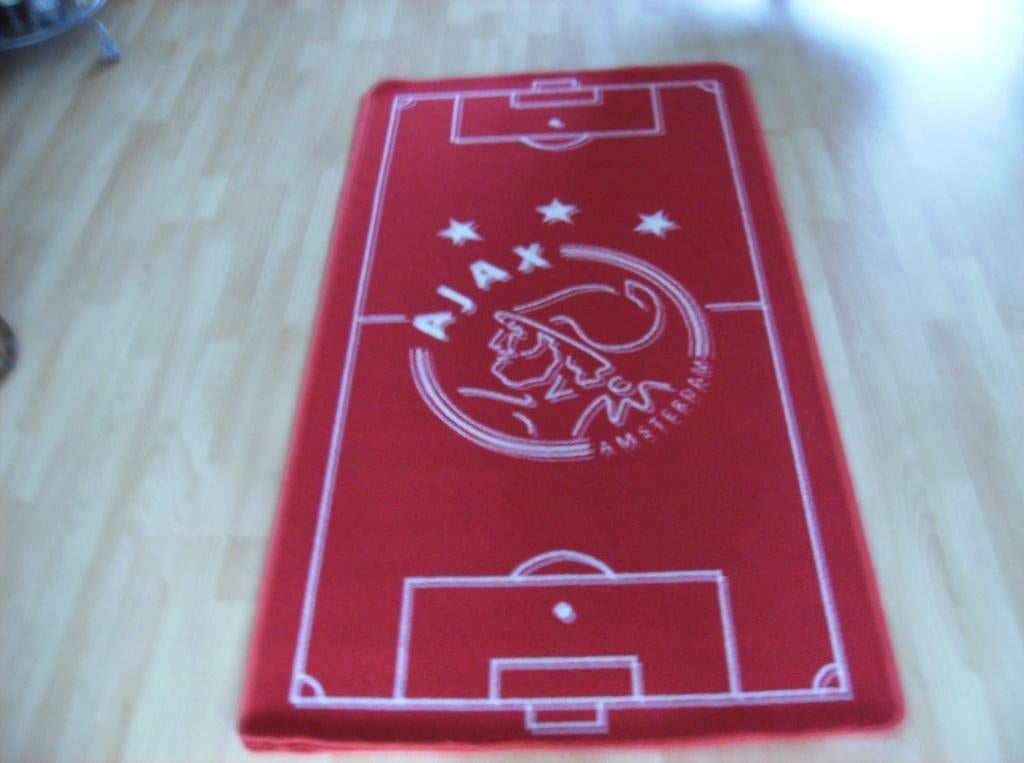 AJAX VLOERKLEED  IN GOEDE STAAT  MATEN : 150 X 80 CM, Ophalen of Verzenden, Zo goed als nieuw, Ajax