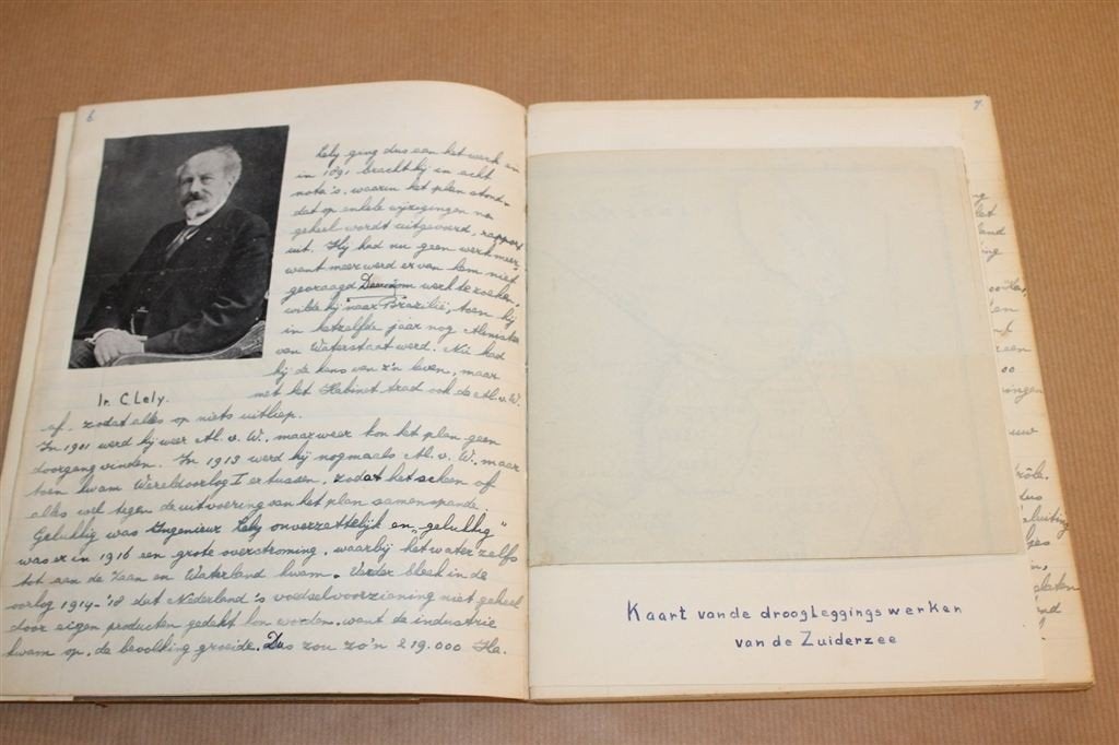 De Zuider-Zee — Handgeschreven Manuscript, Uniek, ca. 1950, Ophalen of Verzenden, Gelezen