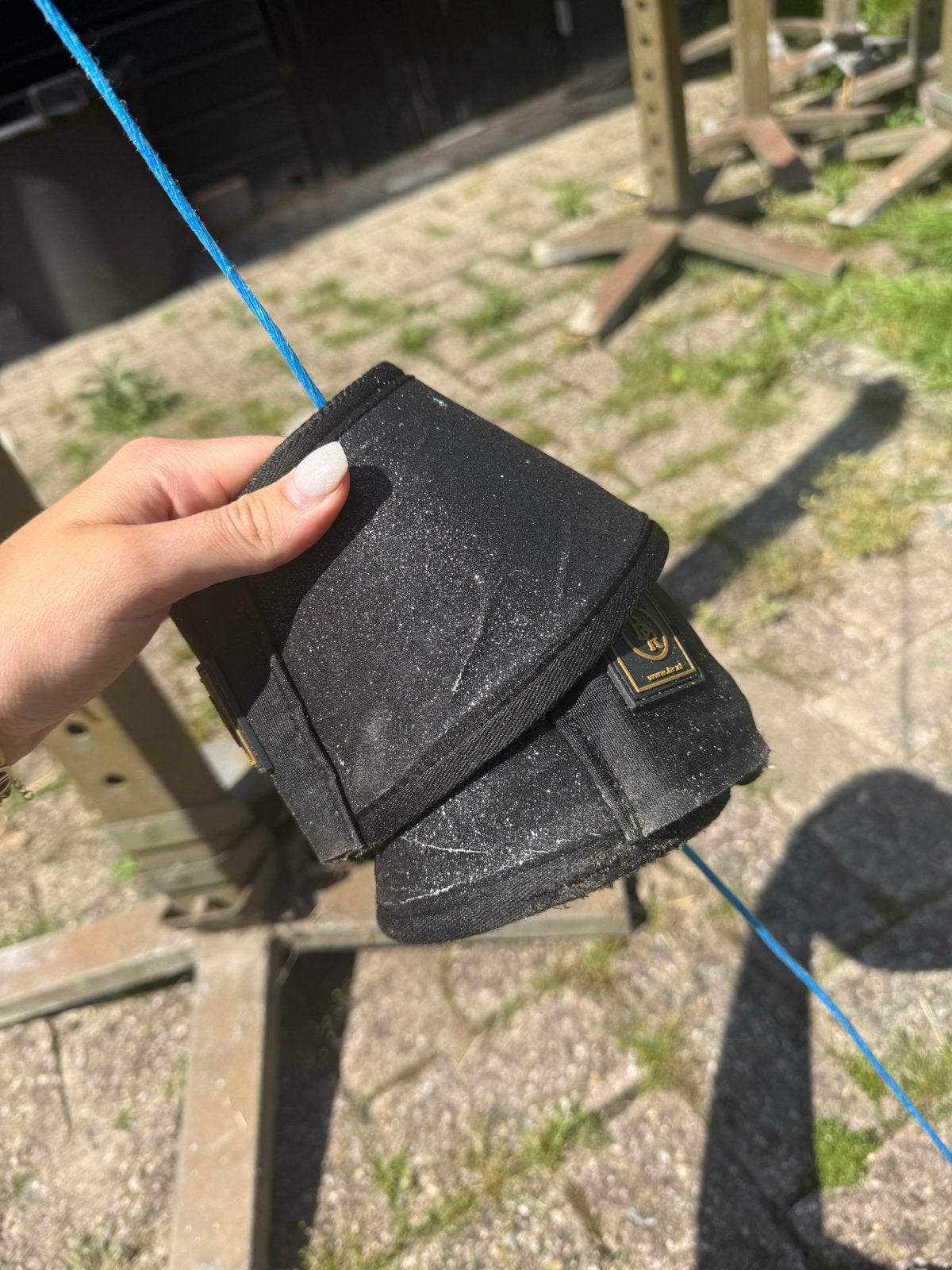 Zwarte Glitter Springschoenen, Ophalen of Verzenden, Gebruikt, Springen