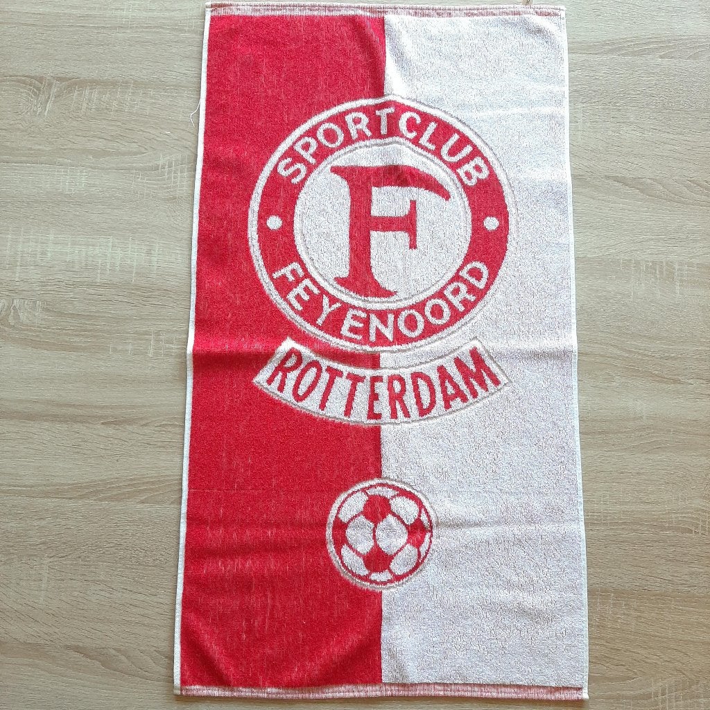 Sportclub Feyenoord handoek jaren 60 nog NIEUW! L 90/B 50 cm, Verzenden, Nieuw, Feyenoord, Overige typen