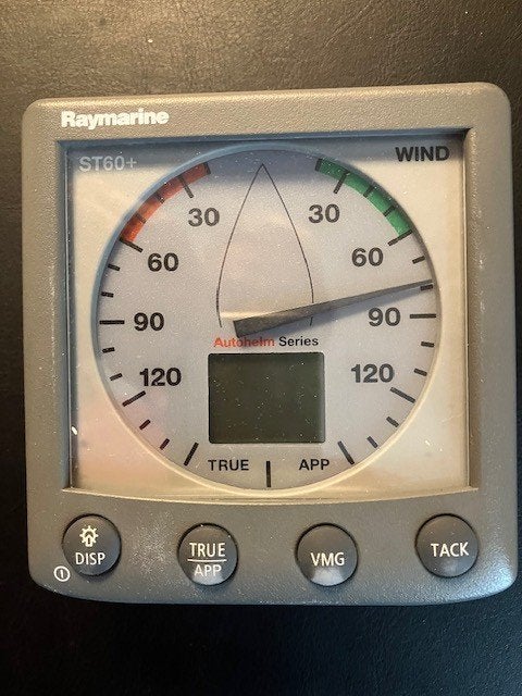 Raymarine ST60+ Windmeter, Watersport en Boten, Navigatiemiddelen en Scheepselektronica, Verzenden, Gebruikt, Overige typen