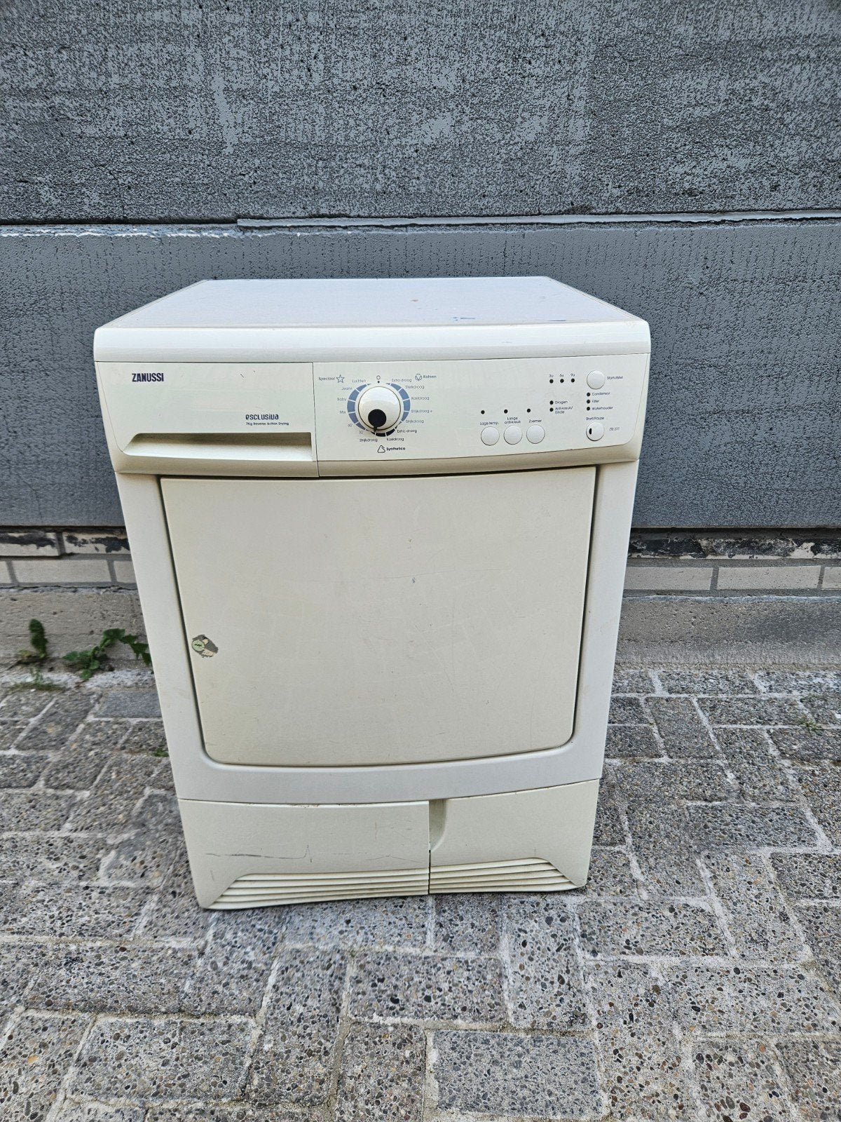 Zanussi Condensdroger 7kg - Gebruikt, Ophalen, 6 tot 8 kg, Gebruikt, Voorlader