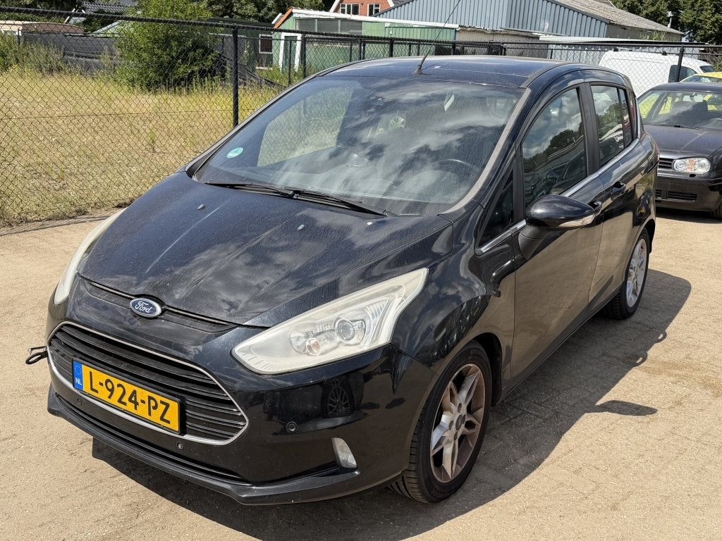 Ford B-MAX 1.0 EcoB. Titanium| CLIMA| NAVI| CRUISE| LM| 2014, Auto's, Euro 5, Gebruikt, 750 kg, Zwart