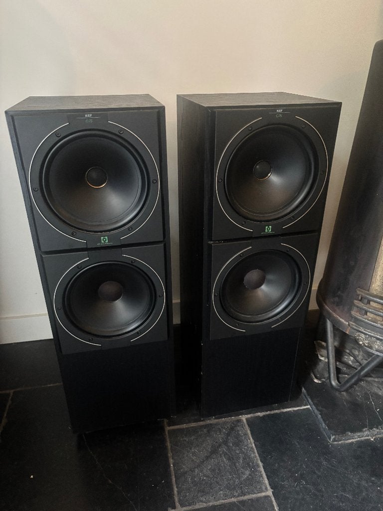 kef c75 speakers, Ophalen, Vloerstaande luidspreker, Zo goed als nieuw, 60 tot 120 watt