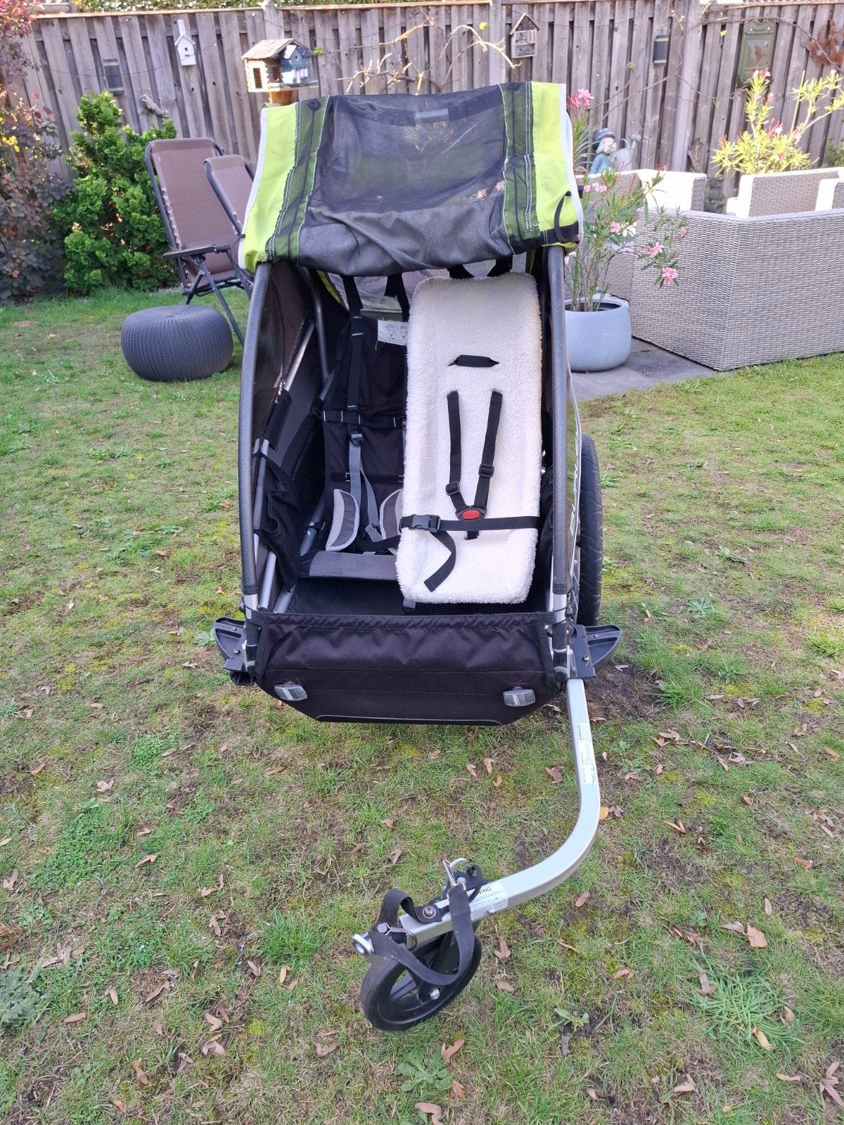 Burley D'Lite kinderfietskar in zeer goede staat, Ophalen, Kinderkar, Opvouwbaar