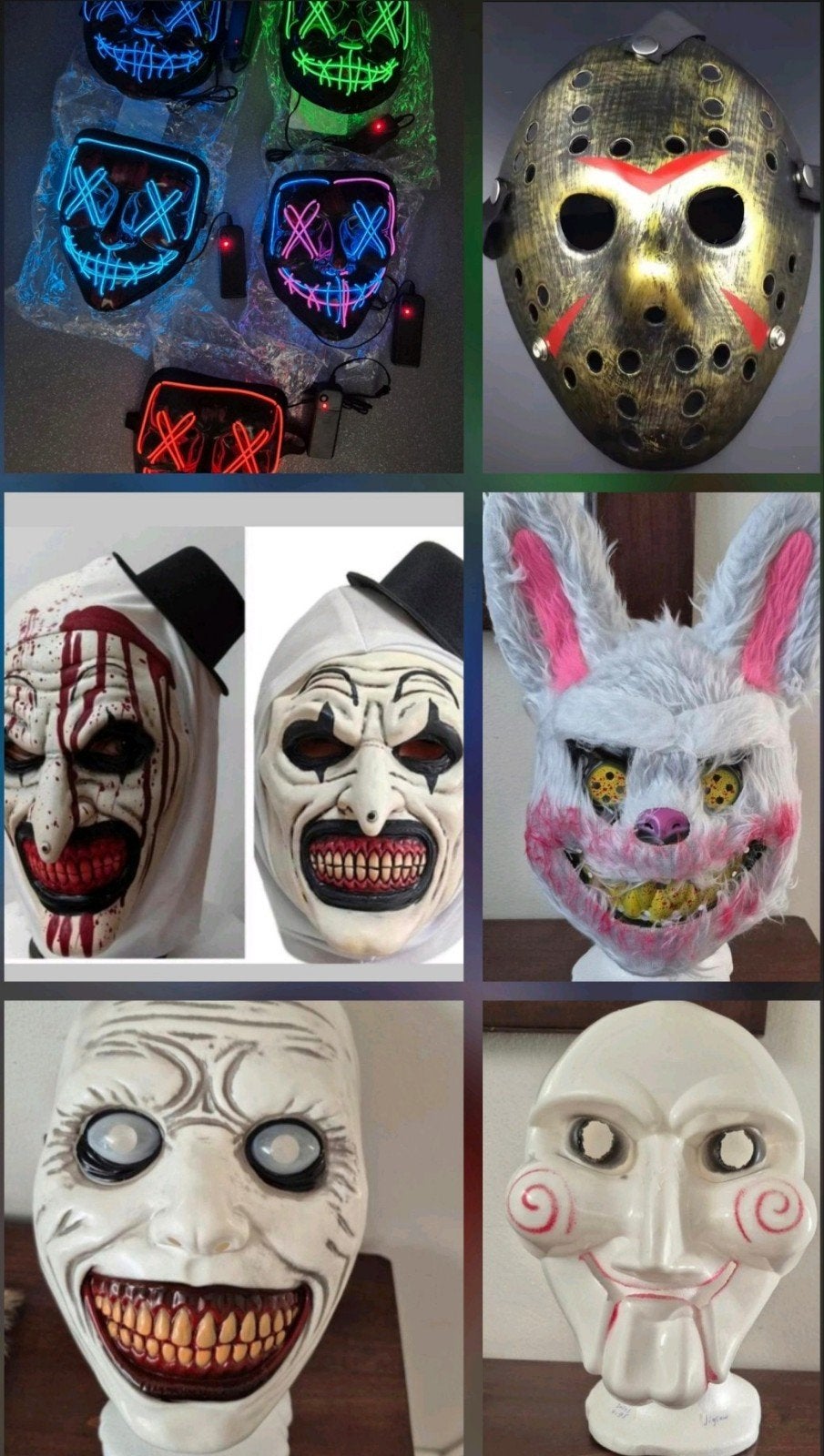 Halloween maskers diverse vanaf 2,95 NIEUW, Ophalen of Verzenden, Nieuw, Halloween of Griezel