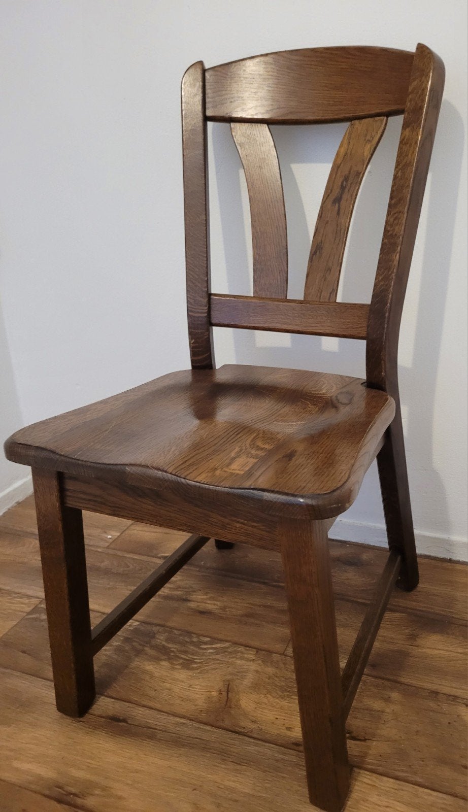 Antieke eikenhouten salontafel en stoelen, Ophalen