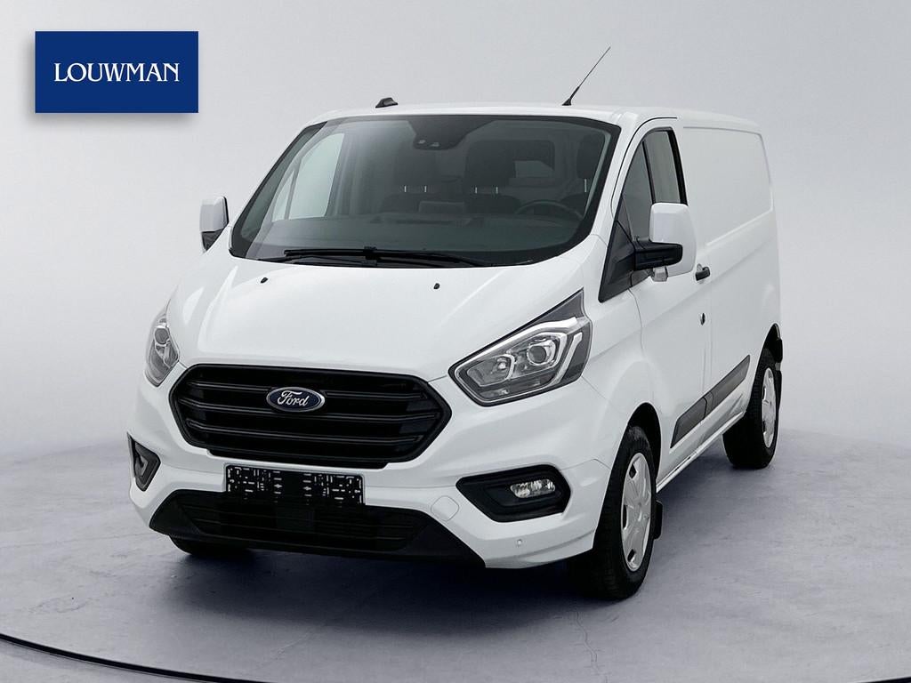 Ford Transit Custom 280 2.0 TDCI L1H1 Automaat Carplay Trekh, Stof, Euro 6, Met garantie (alle), Wit
