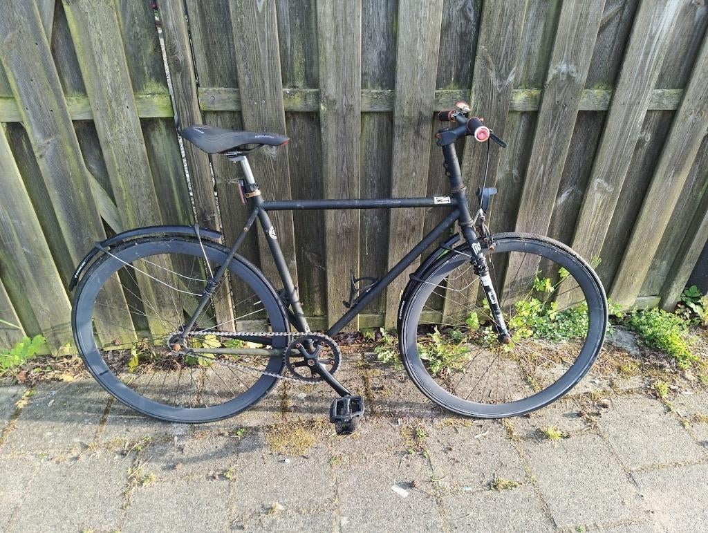 Pure Fix Fixed gear 54CM, Fietsen en Brommers, Gebruikt, Velgrem, 53 tot 57 cm, Ophalen