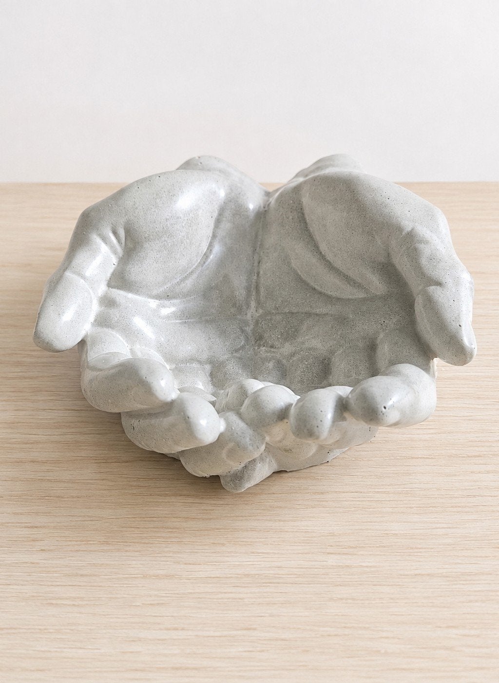 Decoratieve schaal in de vorm van handen, Verzenden, Nieuw, Modern, Grijs