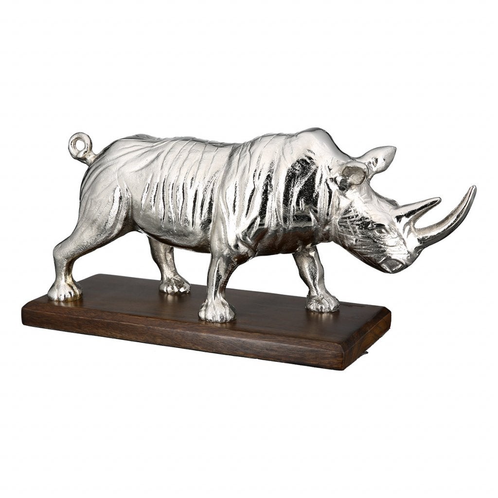 Beeld: Neushoorn (nieuw), Antiek en Kunst, Kunst | Beelden en Houtsnijwerken