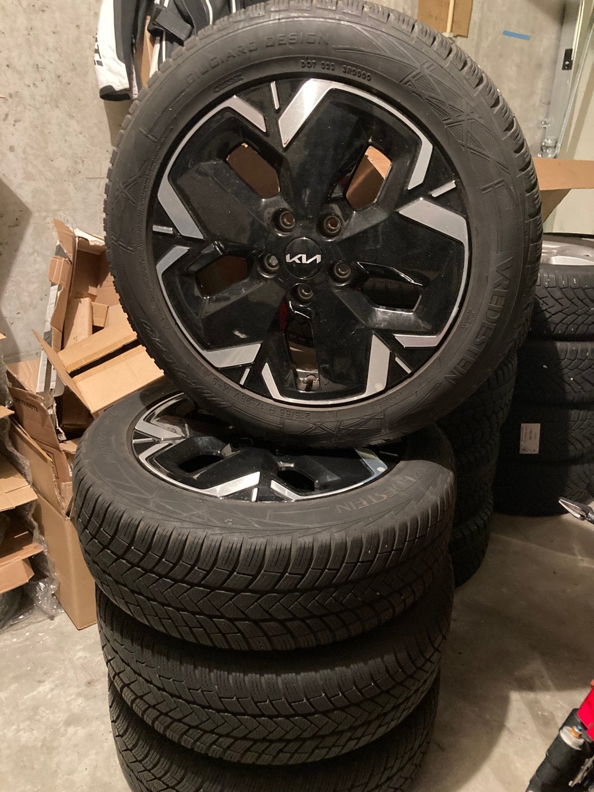 Diverse sets winterbanden velgen KIA SKODA SUZUKI, Auto-onderdelen, Ophalen, Gebruikt, 16 inch, Banden en Velgen