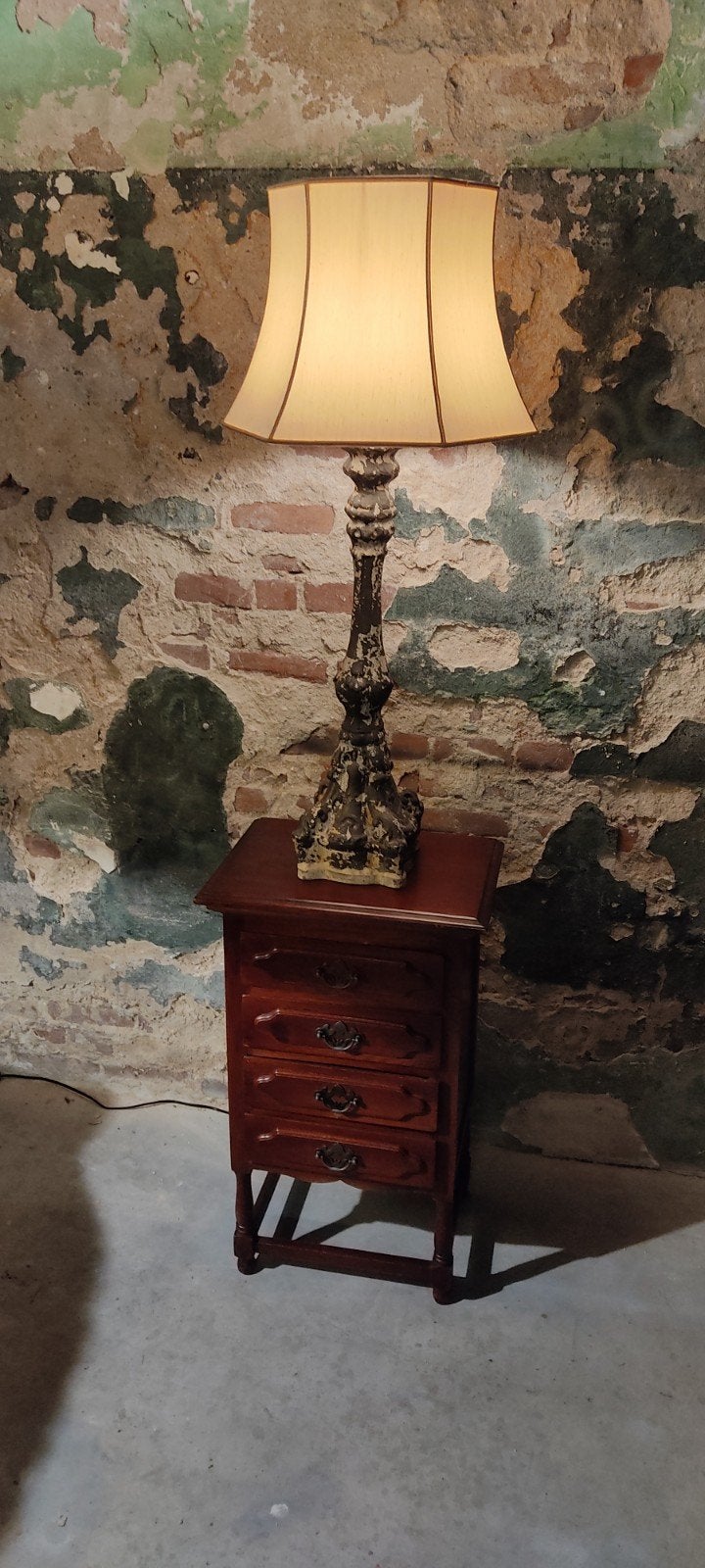 Art-Deco Kastje met Bijpassende Lamp, Antiek en Kunst, Ophalen
