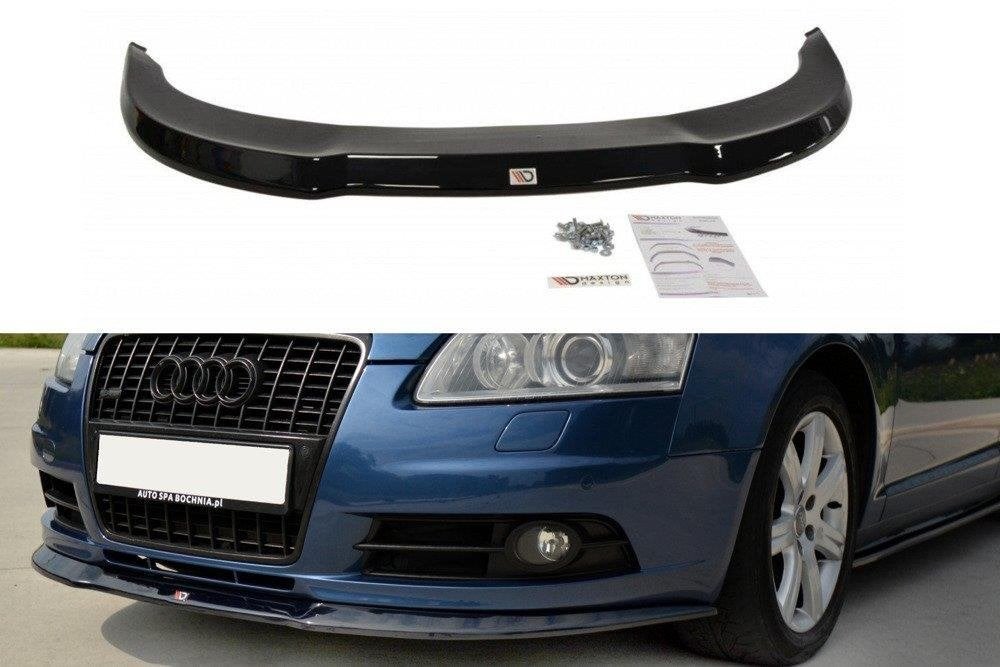 Spoiler Voorspoiler Lip Splitter Geschikt Voor Audi A6 C6 S, Verzenden, Automotive Parts, A.parts@hotmail.nl, Trasmolenlaan 12 3447 GZ Woerden