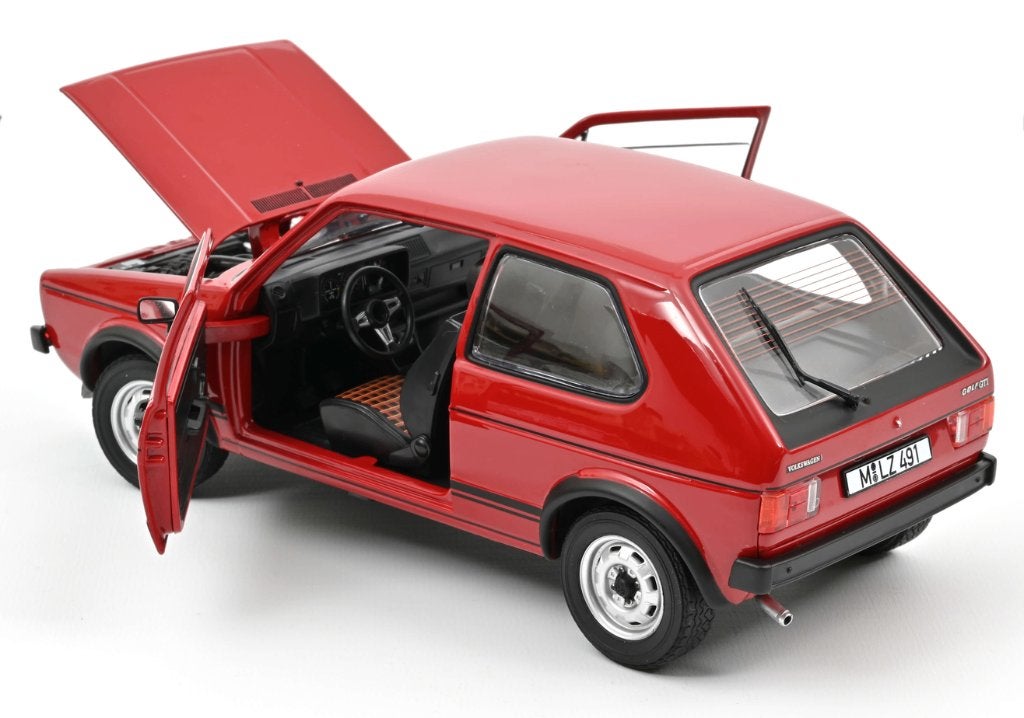 VW GOLF GTI 1976 rood schaal 1/18 NOREV ref: 188472, Verzenden, Nieuw, Auto, Norev