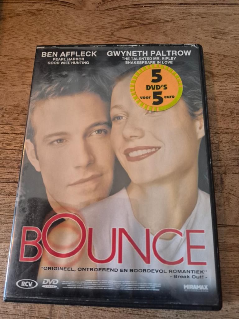 Bounce DVD met Ben Affleck en Gwyneth Paltrow, Alle leeftijden, Ophalen of Verzenden, Gebruikt, Romantische komedie