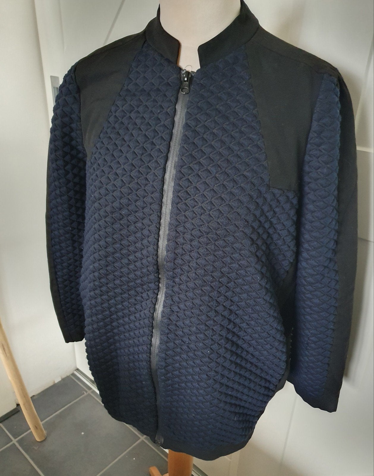 Zara Basic  Oversizedvest- Maat S, Blauw, Ophalen of Verzenden, Zo goed als nieuw, Maat 36 (S)