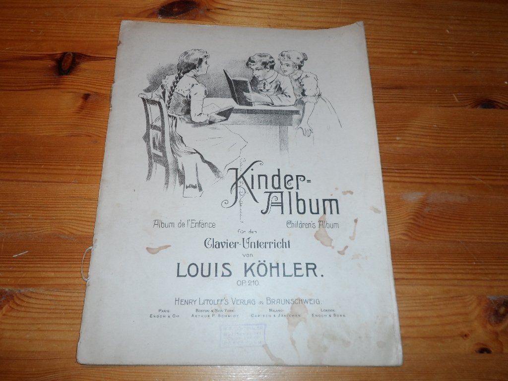 Louis Kohler, Muziek en Instrumenten, Bladmuziek, Gebruikt, Artiest of Componist, Klassiek, Piano, Ophalen of Verzenden