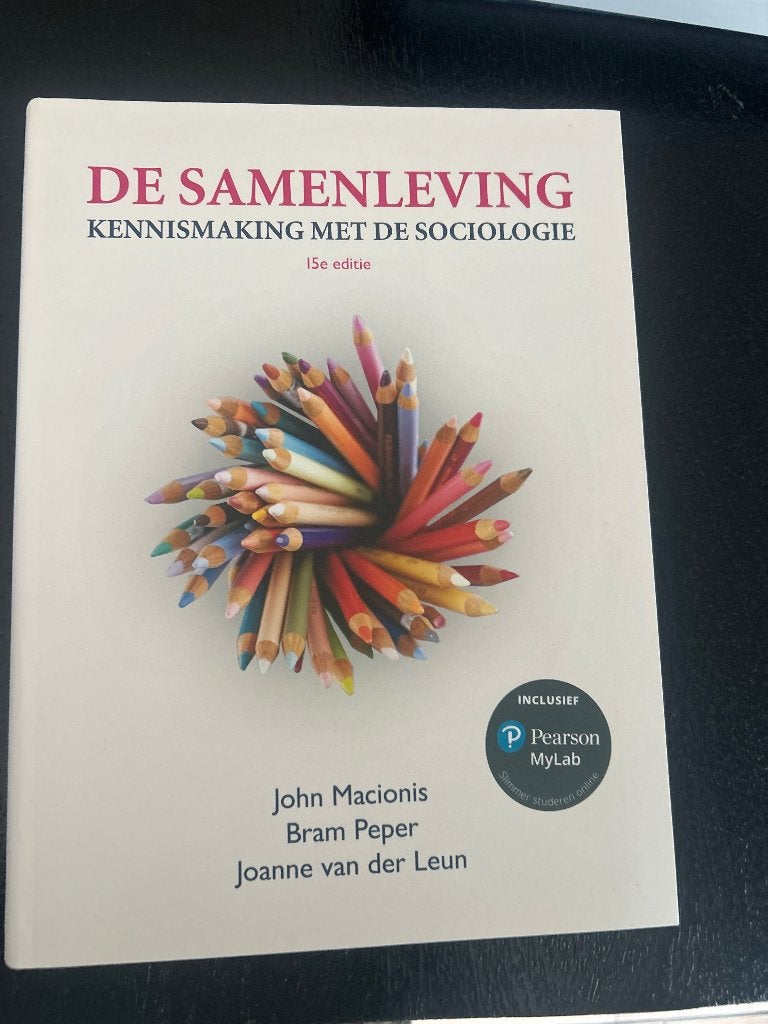 De samenleving kennismaking met sociologie (studie SJD), Diverse auteurs, Zo goed als nieuw, Alpha, HBO