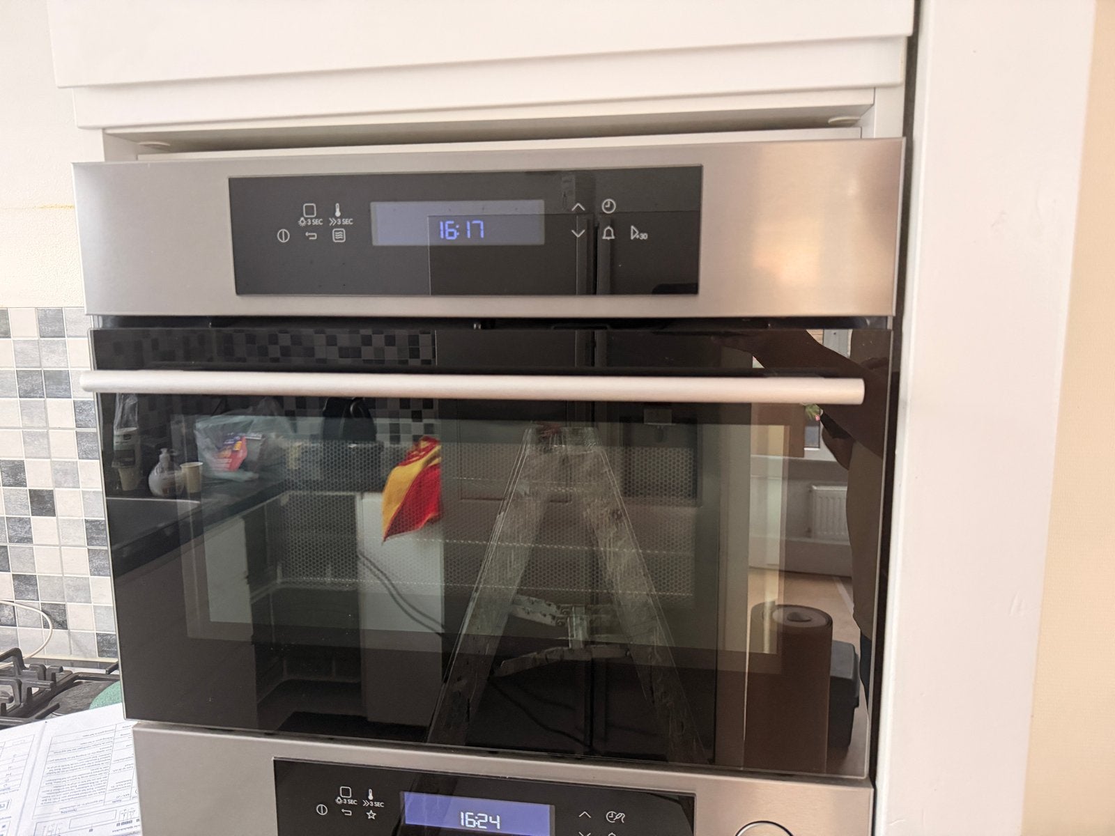 IKEA KULINARISK Combimagnetron - Zo goed als nieuw, Witgoed en Apparatuur, Magnetrons, Ophalen, Combimagnetron, 60 cm of meer