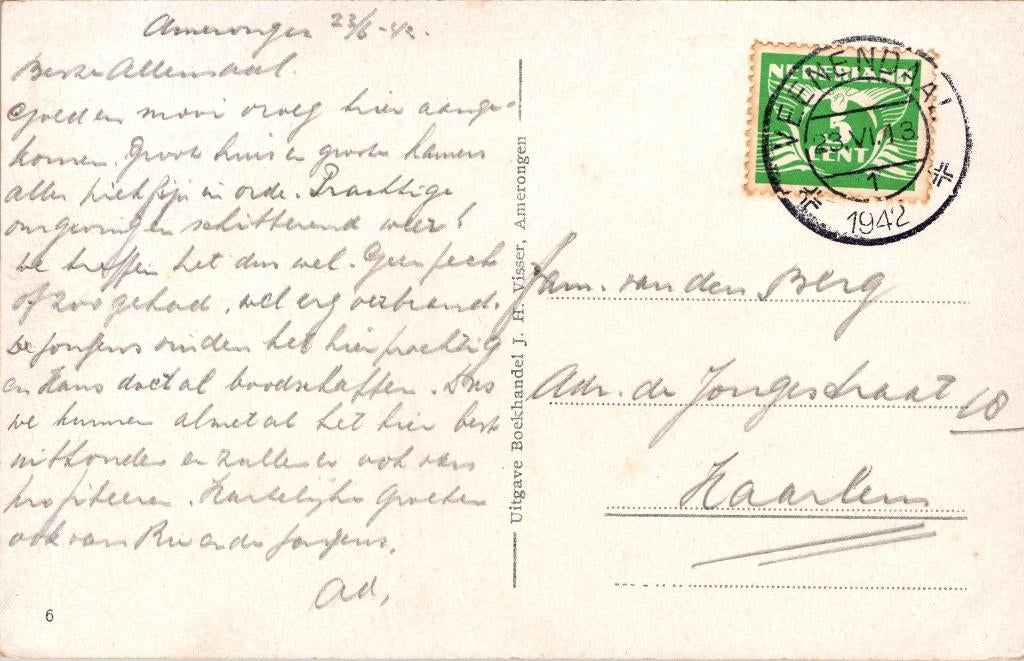 Amerongen - 11 ansichtkaarten jaren 40 50 80 ..., Verzenden, 1940 tot 1960, Gelopen, Utrecht