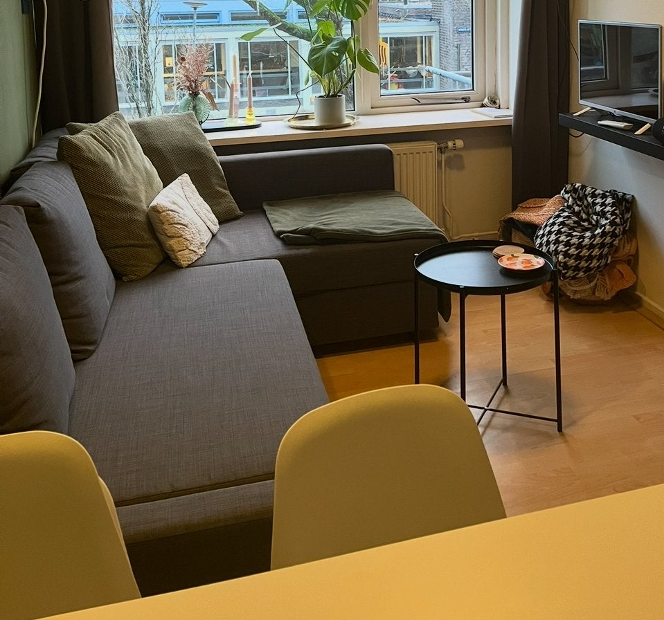 Ikea hoekbank met slaapfunctie, Huis en Inrichting, Banken | Bankstellen, Ophalen, 250 tot 300 cm, Gebruikt, 100 tot 125 cm