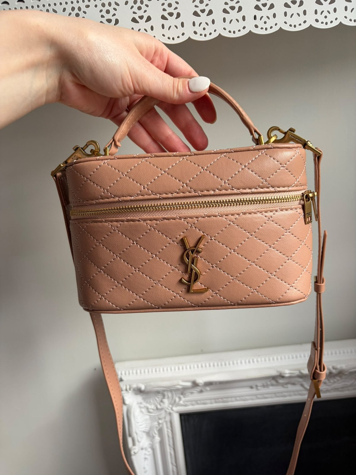 Oudroze leren tas nieuw, Ophalen of Verzenden, Nieuw, Roze, Schoudertasje
